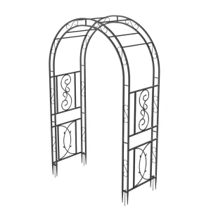 Heavy Duty Metal Garden Frame Plant Arch Trellis