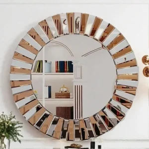 60/80CM Round Starburst Decorative Wall Mirror